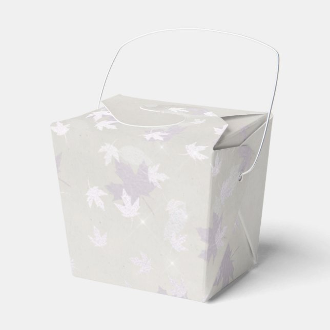 Weiße Hochzeit Geschenkschachtel (Vorderseite)