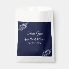 Weiße Hochzeit und Hochzeit der Nautik Geschenktütchen