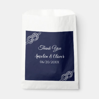 Weiße Hochzeit und Hochzeit der Nautik Geschenktütchen