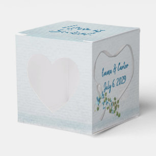 Weiße Hochzeitsband-Herz-Geschenkbox Geschenkschachtel