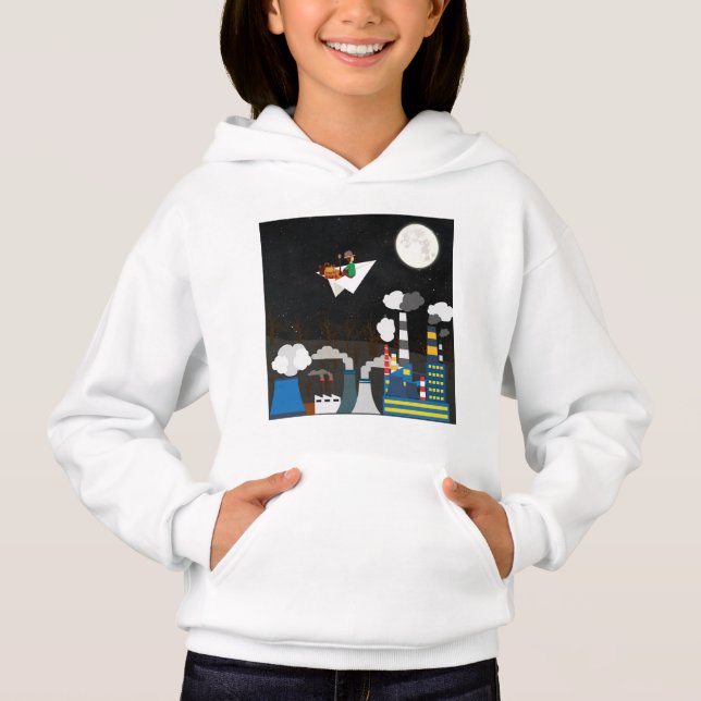 Weiße Hoffnung Hoodie (Vorderseite)