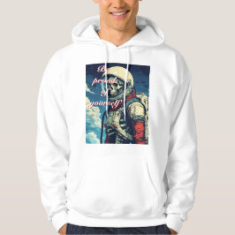 Weiße Hoodie
