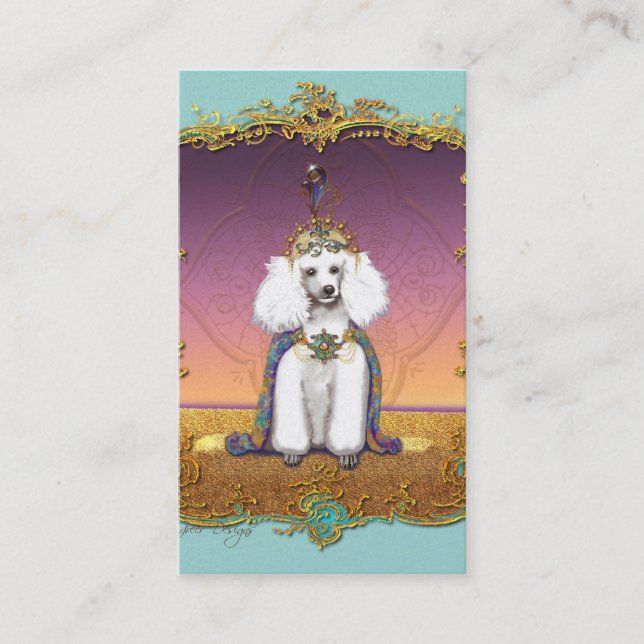 Weiße Hülle Visitenkarte (Vorderseite)