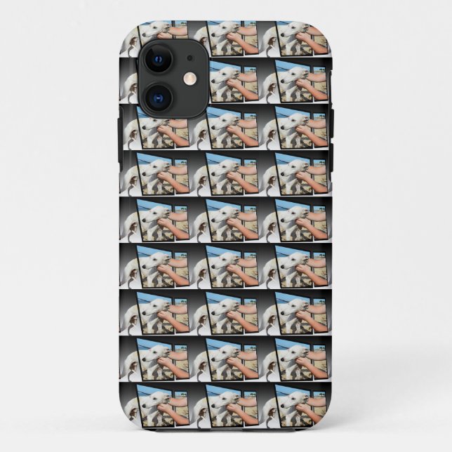 Weiße Hunde Abmessungen Art, Case-Mate iPhone Hülle (Rückseite)