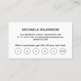 Weiße Hundekuh auf schwarzem Pet Grooming Service Treuekarte