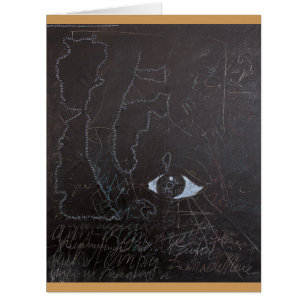 Weiße Ideen und Blackboards 2 Big Card