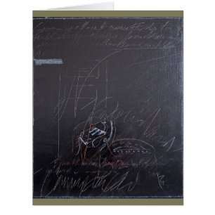 Weiße Ideen und Blackboards 3 Big Card