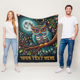 Weiße Imitate Stickerei Fleecedecke
