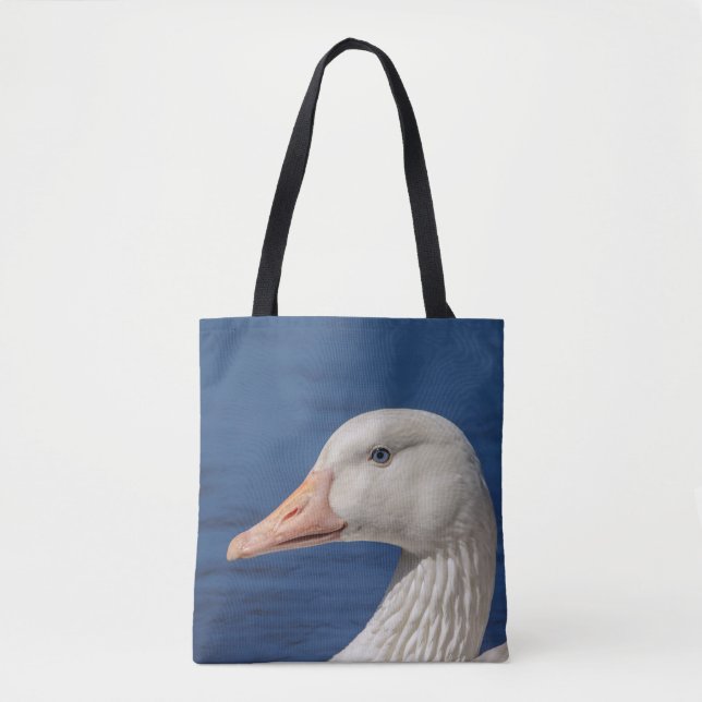 Weiße kanadische Gans Tasche (Vorderseite)