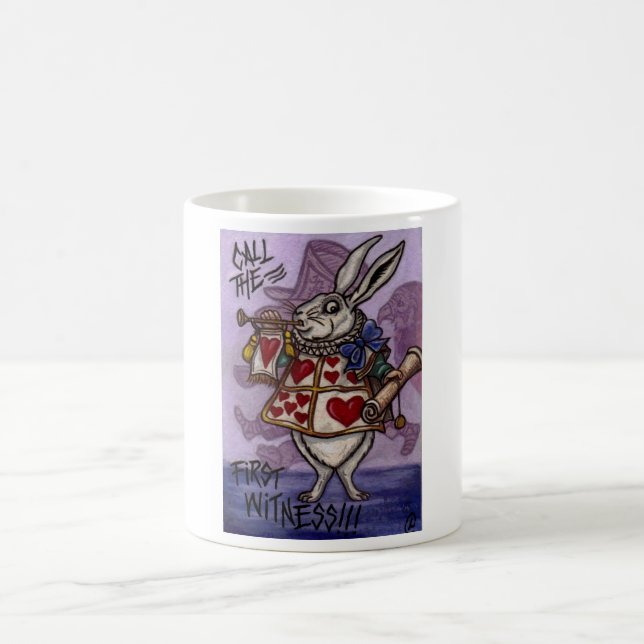 WEISSE KANINCHEN Alice im Wunderland-Tasse Kaffeetasse (Mittel)