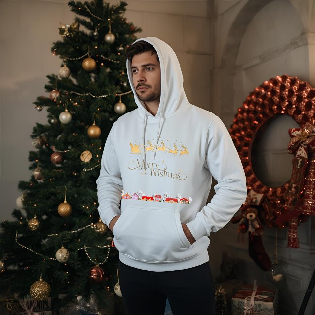 Weiße Kapuzenpullover für Männer Hoodie (Von Creator hochgeladen)