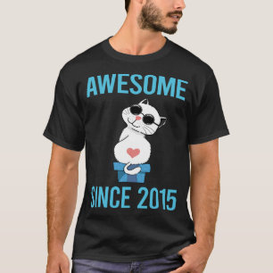 Weiße Katze - Großartig seit 2015 T-Shirt