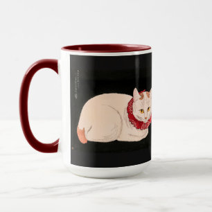 Weiße Katze - Takahashi Shotei Tasse
