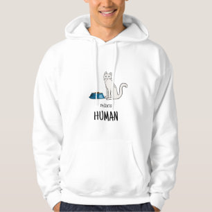 Weiße Katzen-Sudadera Hoodie