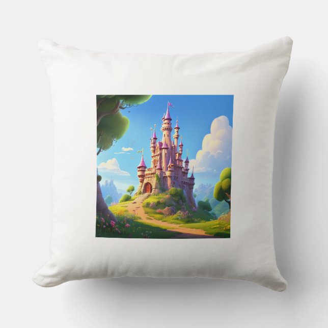 Weiße Kissen mit weichem Komfort (Vorderseite)