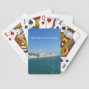 Weiße Klippen von Dover, England Spielkarten