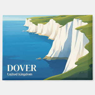 Weiße Klippen von Dover Vereinigtes Königreich Magnet