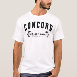 Weiße Koncord, Kalifornien, Goldener Staat T-Shirt