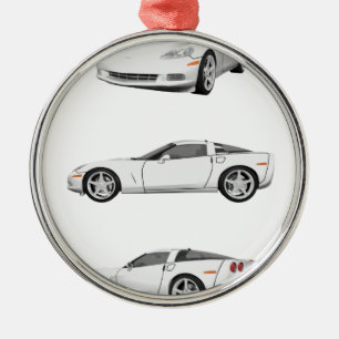Weiße Korvette: Ornament Aus Metall
