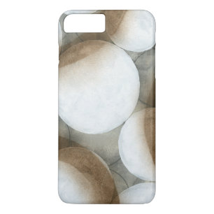Weiße Kugeln u. Brown-Kreise Case-Mate iPhone Hülle