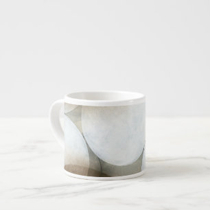 Weiße Kugeln u. Brown-Kreise Espressotasse