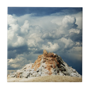 Weiße Kuppel Fliese