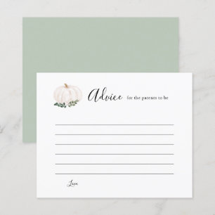 Weiße Kürbiskinderberatung für die Eltern