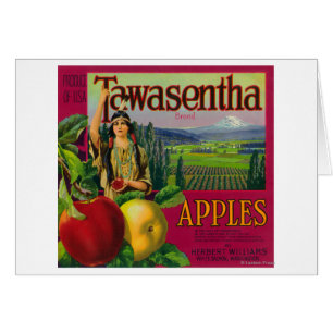Weiße Lachse, Washington - Tawasentha Apple Labe