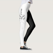 Weiße Leggings