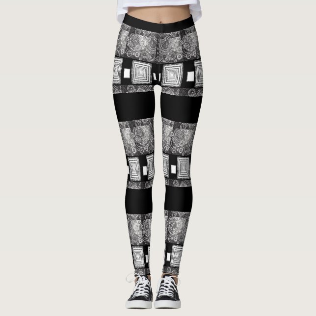 Weiße Leggings (Vorderseite)