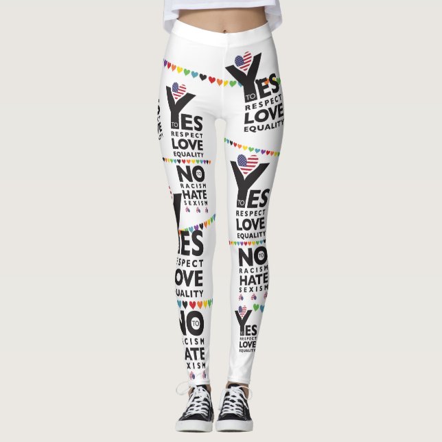 Weiße Leggings (Vorderseite)