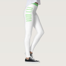 Weiße Leggings, Yogahose, Aktivbekleidung