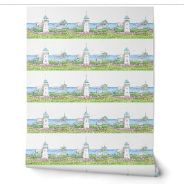 Weiße Leuchtturm Tapete