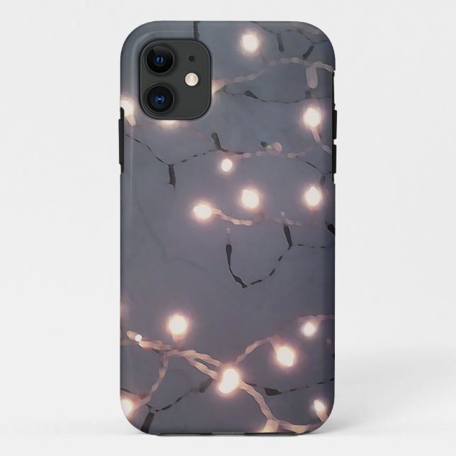 Weiße Lichter Case-Mate iPhone Hülle (Rückseite)