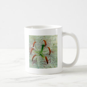 Weiße Lilie auf dem Bauernmarkt Kaffeetasse