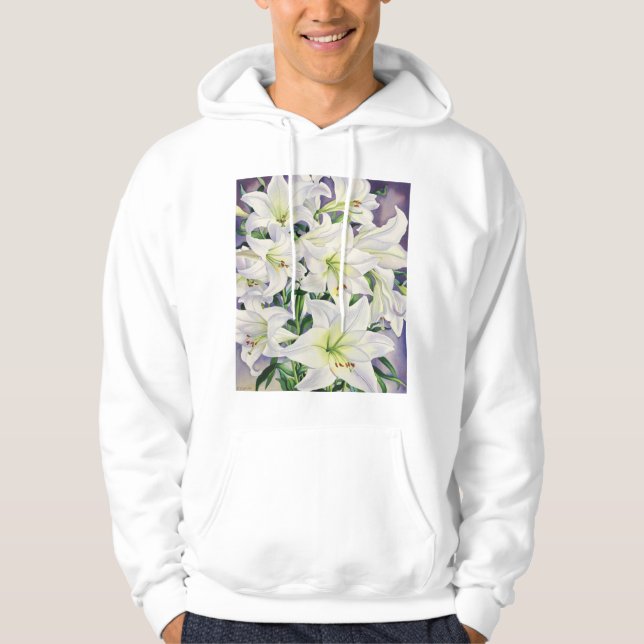 Weiße Lilien 2008 Hoodie (Vorderseite)
