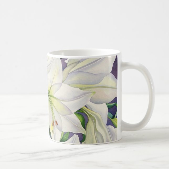 Weiße Lilien 2008 Kaffeetasse (Rechts)