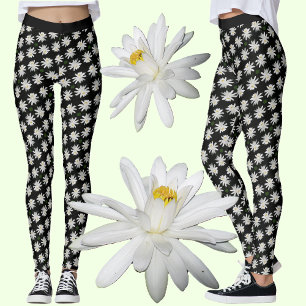Weiße Lilien - Leggings