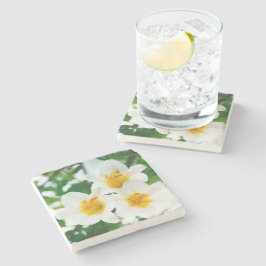 Weiße Lilien - Symbol der Liebe Steinuntersetzer