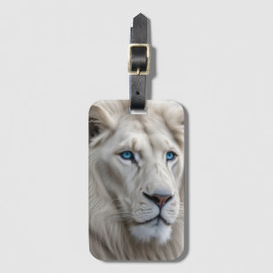 Weiße Lion Gepäckanhänger