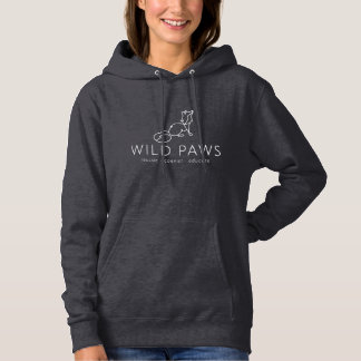 Weiße Logokombination für Frauen Hoodie