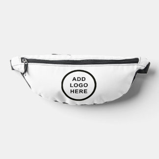 Weiße Logos für Veranstaltungen in der Geschäftsor Bauchtasche