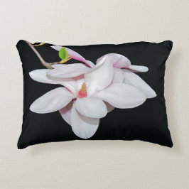 Weiße Magnolien Dekokissen