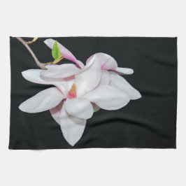 Weiße Magnolien Geschirrtuch