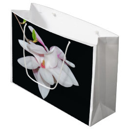 Weiße Magnolien Große Geschenktüte