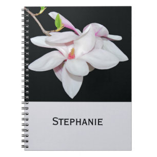 Weiße Magnolien Notizblock