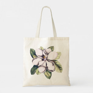 Weiße Magnolienblüte Tragetasche