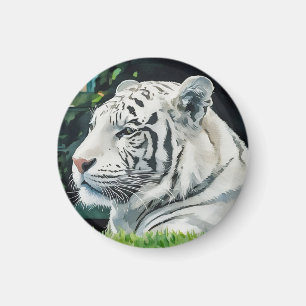 Weiße Majestät - Die Erhaltung der Wildtiere Magnet