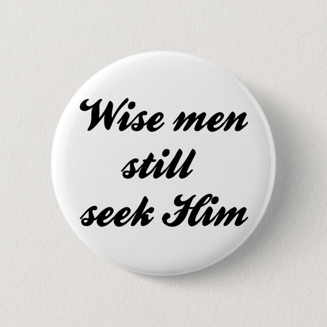 Weiße Männer Button (Vorderseite)