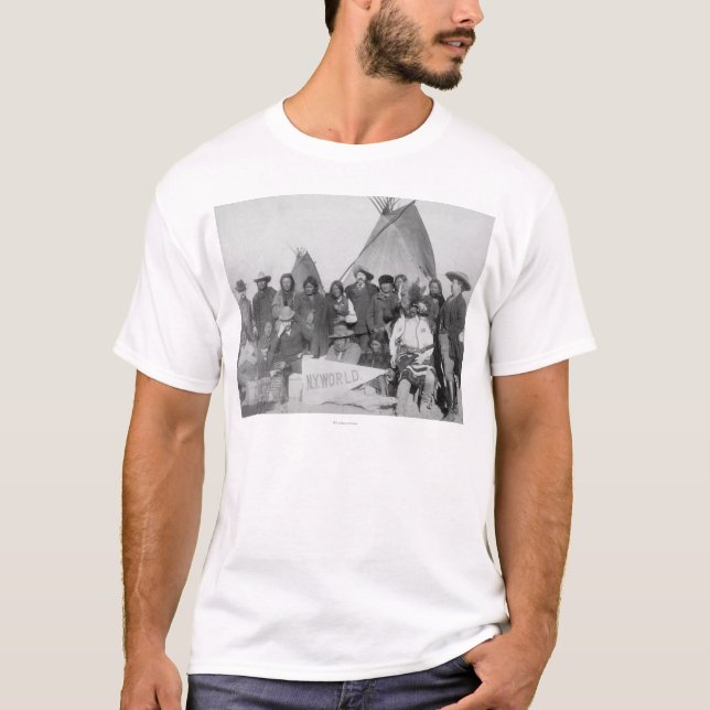 Weiße Männer (einschließlich Buffalo Bill) und T-Shirt (Vorderseite)